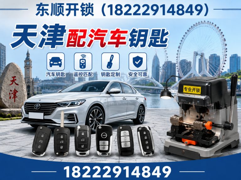 宁河区天津配汽车钥匙展示图